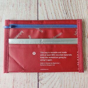Lululemon handmade credit card ID coin holder A1